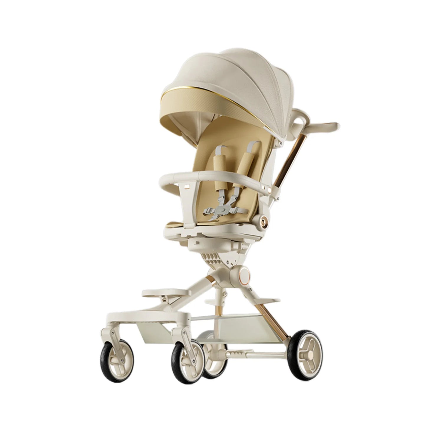 🚼✨ Poussette Bébé 3-en-1 Universelle | Ultra Légère, Réversible, Absorption des Chocs 🌟